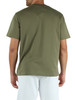 VERDE MILITARE | T-shirt in cotone Classic fit con patch logo