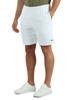 BIANCO | Pantaloncini sportivi regular fit in cotone garzato
