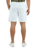 BIANCO | Pantaloncini sportivi regular fit in cotone garzato