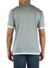 AZZURRO POLVERE | T-shirt in cotone Giza con inserti a contrasto
