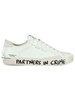 BIANCO | Sneakers DISTRESSED in pelle effetto vintage