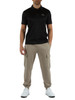 NERO | Polo VENTUS 7 regular fit