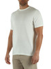 OFF WHITE | Maglia manica corta in seta e cotone
