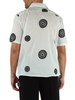 BIANCO | MAISON: Camicia manica corta con ricami