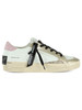 BIANCO | Sneakers in pelle SK8 DELUXE con dettagli glitterati