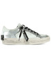 ARGENTO | Sneakers in pelle SK8 DELUXE con inserti glitterati