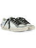 ARGENTO | Sneakers in pelle SK8 DELUXE con inserti glitterati