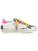 BIANCO | Sneakers in pelle SK8 DELUXE con inserti a contrasto