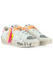 BIANCO | LOONEY TUNES X CRIME LONDON: Sneakers in pelle SK8 DELUXE