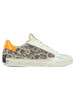 ANIMALIER | Sneakers in pelle DISTRESSED con inserti a contrasto