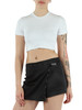 BIANCO | T-shirt cropped Essentials a costine