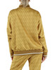 OCRA | Felpa oversize con zip e stampa logo all over