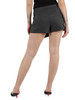 GRIGIO SCURO | Skort in misto cotone con placca logo