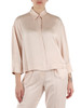 ROSA | Camicia in raso fluido martellato di misto viscosa