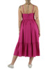 FUCHSIA | Midikleid aus Baumwollpopeline