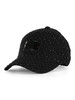 NERO | Cappellino in denim con strass e patch logo