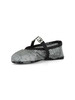 NERO | Ballerine in mesh a rete con strass