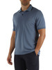 BLU CHIARO | Polo INDRO in cotone e rayon stretch
