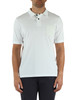 BIANCO | Polo ISACCO in cotone e rayon stretch