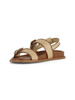 CUOIO | Sandali in rafia ed ecopelle NIA FLAT