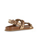 CUOIO | Sandali in rafia ed ecopelle NIA FLAT