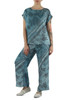 AZZURRO | Blusa stampata in viscosa
