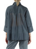 BLU CHIARO | Camicia in misto lyocell con maniche tre quarti