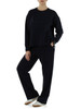 BLU | Felpa in misto modal con coulisse in strass