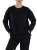 BLU | Felpa in misto modal con coulisse in strass