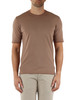 MARRONE | T-shirt in cotone piquet stretch