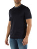 BLU SCURO | T-shirt slim fit in cotone mercerizzato