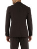 MARRONE | Giacca monopetto ARES in lana vergine stretch