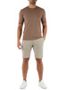 BEIGE | Stretch-Bermuda aus Baumwolle VIENNA/B 73252