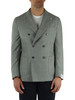 GRIGIO | Giacca TOM regular in lana vergine, cotone e seta