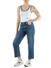 BIANCO | Canotta body in cotone organico a costine