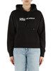 NERO | Felpa Essential regular fit in misto cotone organico garzato