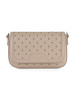 ROSA CHIARO | Mini borsa a tracolla con motivo logo impresso