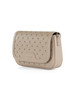 ROSA CHIARO | Mini borsa a tracolla con motivo logo impresso