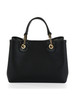 SCHWARZ | MyEA Small Handtasche mit Hammerschlageffekt