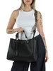 SCHWARZ | MyEA Large Handtasche mit gehämmerter Optik