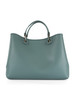 Puderblau | MyEA Large Handtasche mit gehämmerter Optik