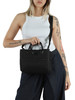 SCHWARZ | MyEA Small Handtasche aus geflochtenem Stoff