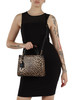 SCHWARZ | RIDHI Small Tote Bag mit Animal-Print