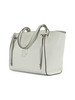 PANNA | Borsa Tote Large effetto martellato con ricamo logo