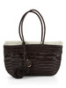 BRAUN | PALOMA Medium Tasche aus geflochtenem Leder