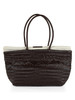 BRAUN | PALOMA Medium Tasche aus geflochtenem Leder