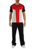 ROT | Colorblock-Essentials-T-Shirt aus Baumwolle