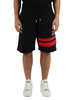 NERO | Pantaloncini sportivi in cotone garzato