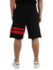 NERO | Pantaloncini sportivi in cotone garzato
