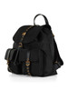 SCHWARZ | CLASSIC Rucksack aus Nylon mit Metalldetails